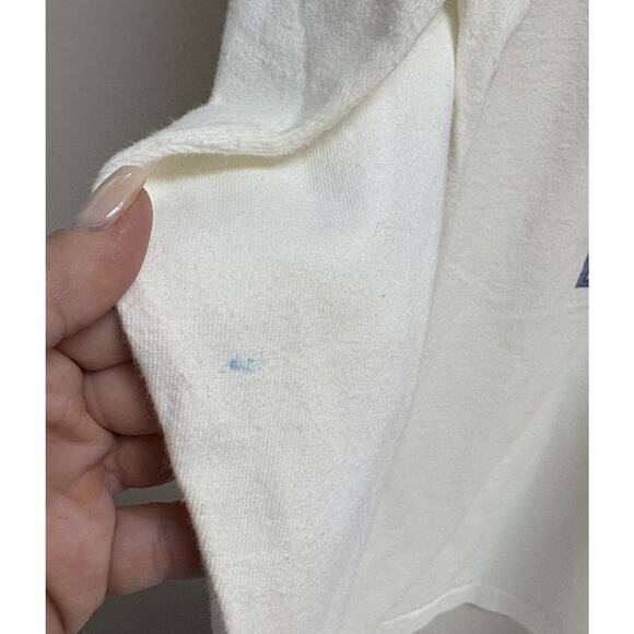 Vintage 90s Mary Engelbreit Winter Roses Long Sleeve Tee XL Stafford Blaine USA - Picture 9 of 9